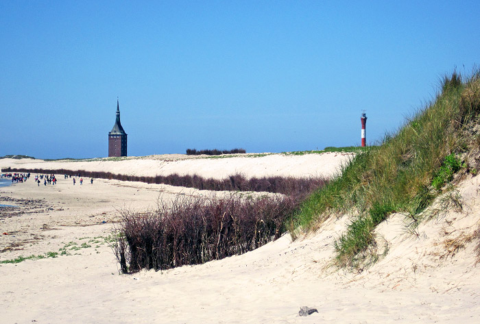 Harle H&ouml;rn-D&uuml;nen vom Anleger aus gesehen