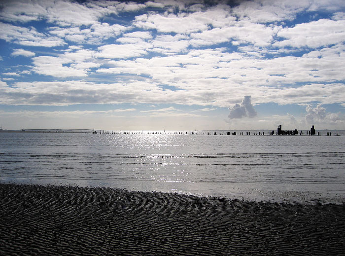 Ostende bei auflaufendem Wasser