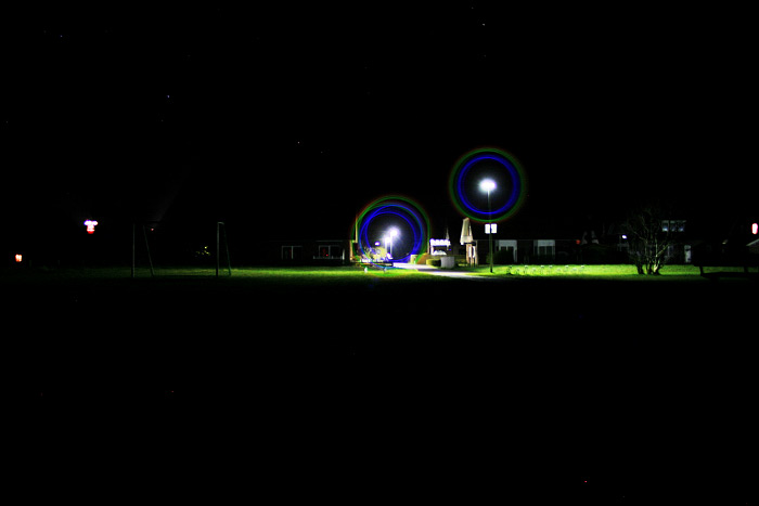 Am Dorfdeich S&uuml;d bei Nacht