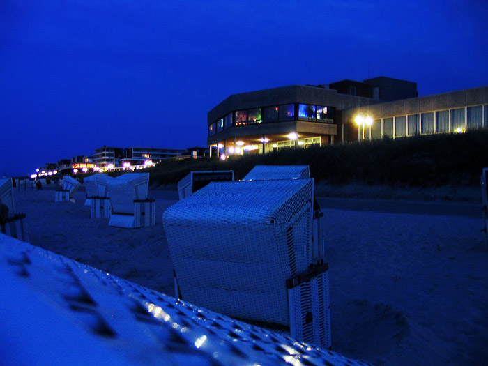 Kurhaus am späten Abend