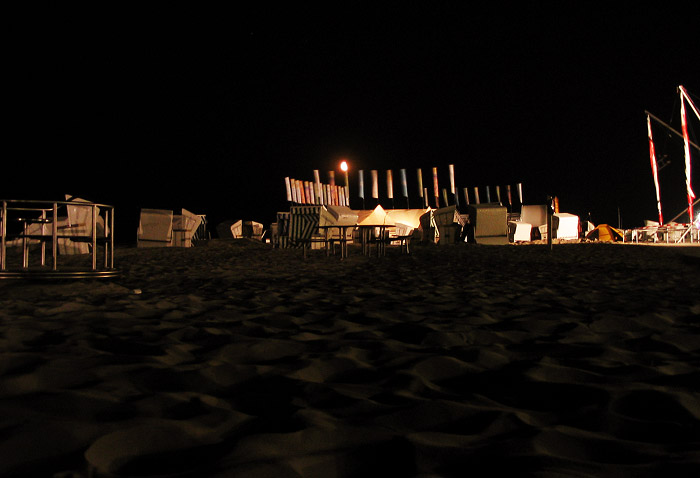 Center Court bei Nacht