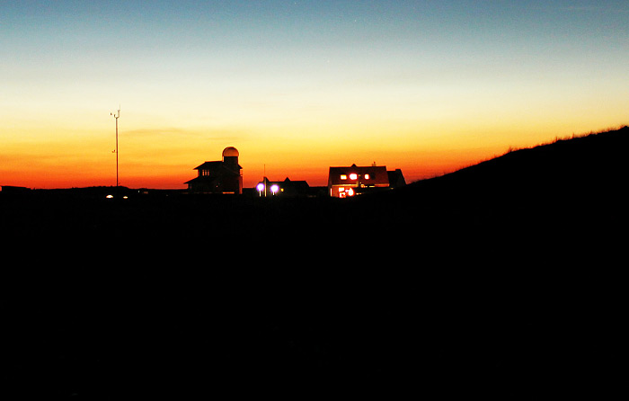 Westdorf zur Blauen Stunde