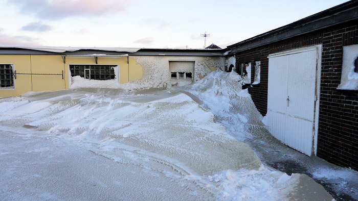 Sand- und Schneewehe