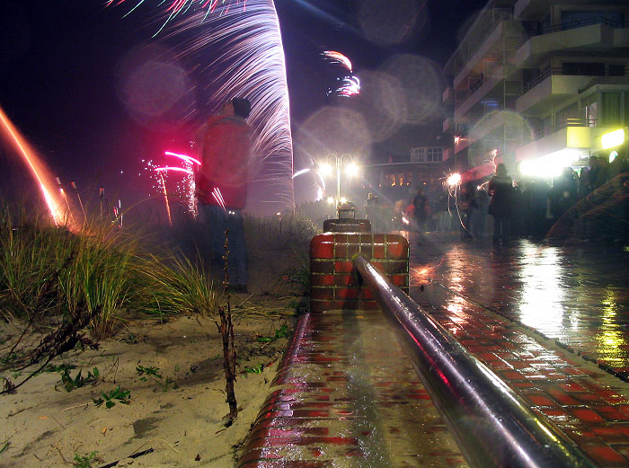 Jahreswechsel auf der Promenade