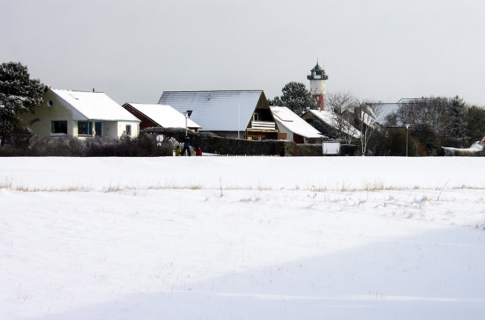 Am Wattenmeer vom Zug aus gesehen