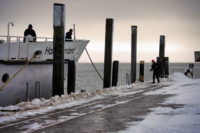 Anlegeman&ouml;ver der MS Harlingerland