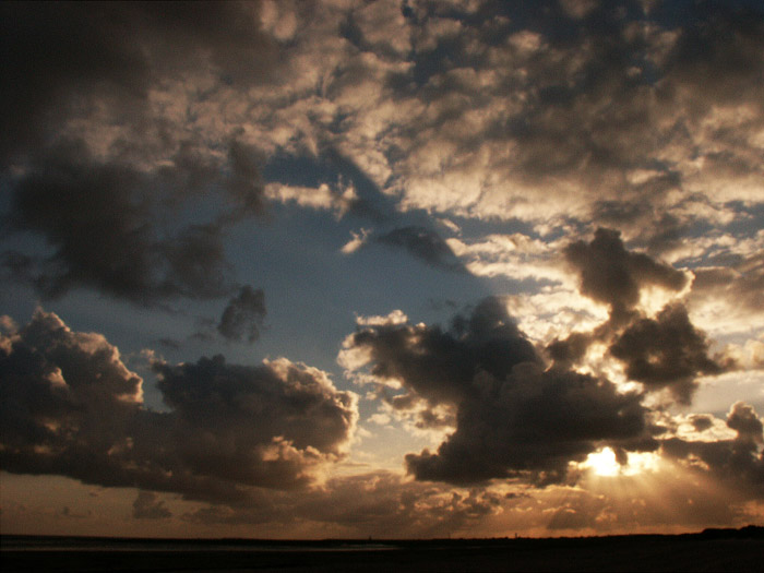 Sommerlicher Abendhimmel