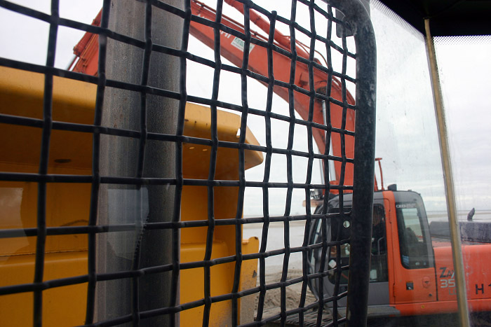 Beladung des Dumpers