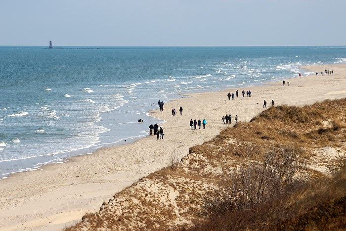 Spazierg&auml;nger am Oststrand