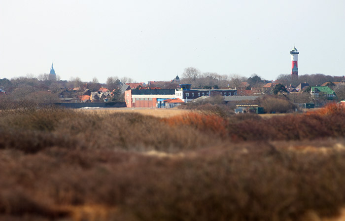 Flugplatz durchs Teleobjektiv gesehen