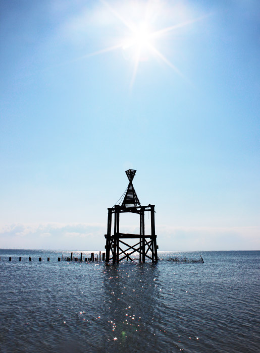 Ostbake im Gegenlicht