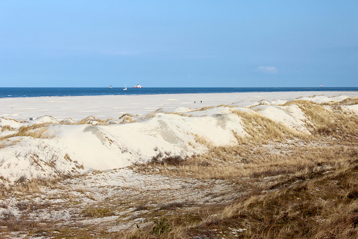 Blick auf die vorderen Ostd&uuml;nen