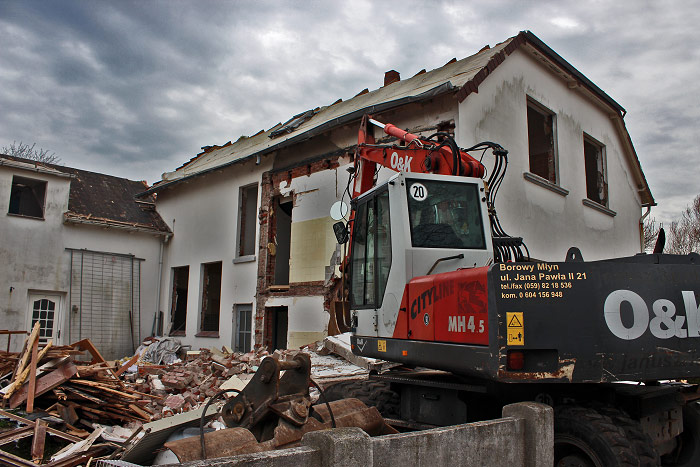 Haus Helena kurz vor dem Abri&szlig;