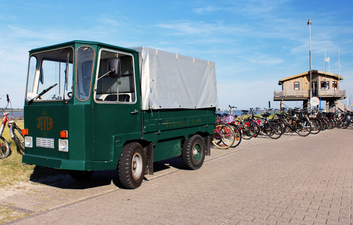 E-Karre des Bierverlags