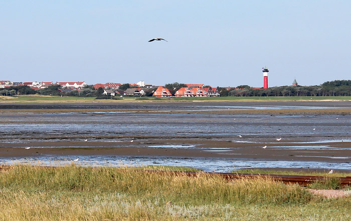 Inseldorf vom Westanleger aus gesehen