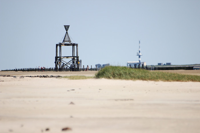 Ostbake und Radarturm Minsener Oog Buhne C