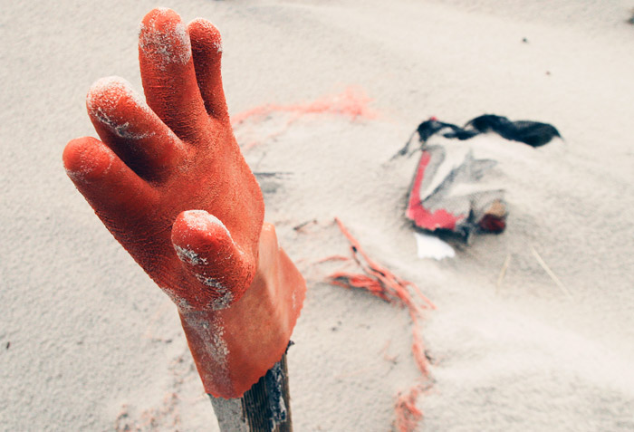 Strandgut-Handschuh