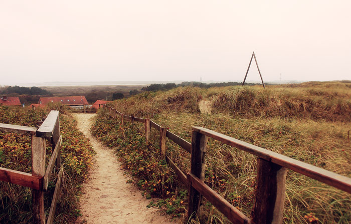 Auf der Aussichtsdüne