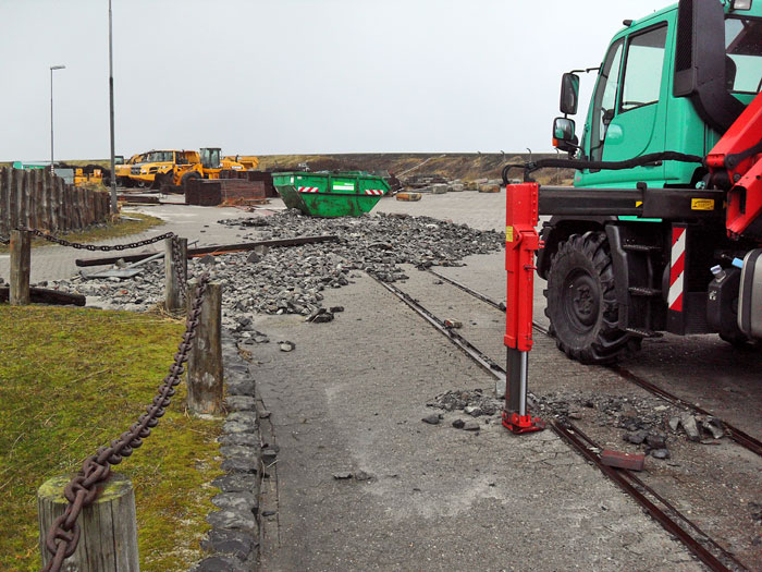 WSA-Schirrhof nach der Sturmflut