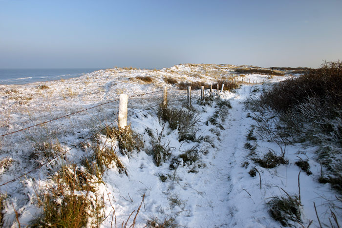 D&uuml;nenweg im Winter