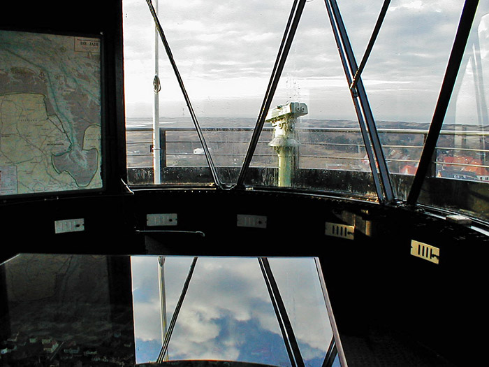 In der Laterne des Alten Leuchtturms