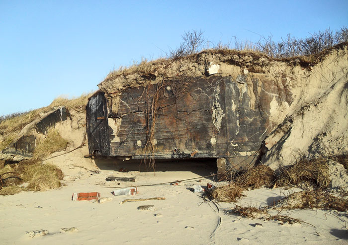 Bunkerreste am Ostende