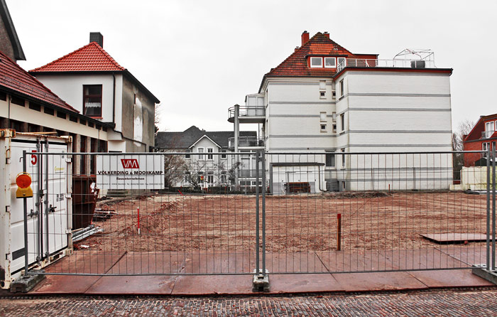 Baustelle beim ehemaligen Haus Tolbiacum