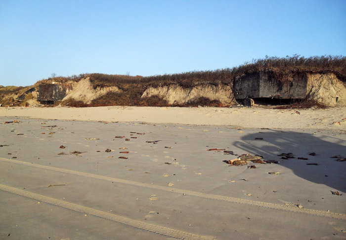 Bunkerreste am Ostende