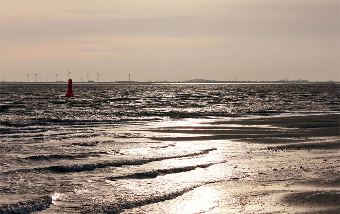 Blick hin&uuml;ber zum Festland