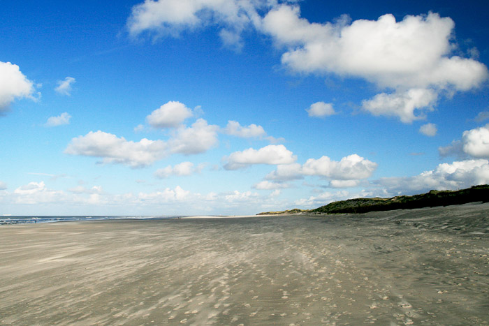 Strand nach dem Regen