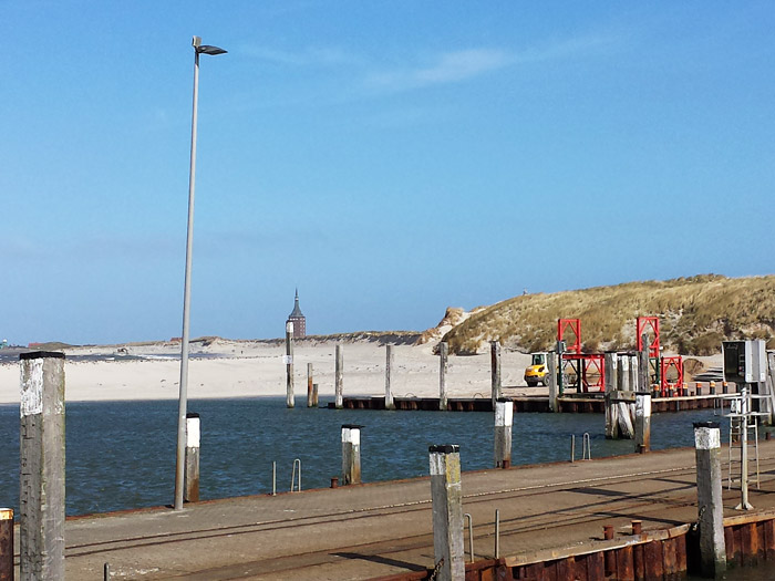 Ankunft am Westanleger