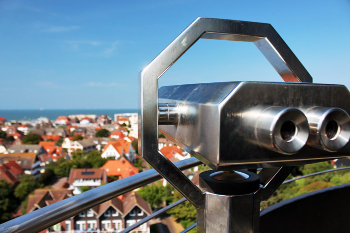 Fernrohr auf dem Alten Leuchtturm