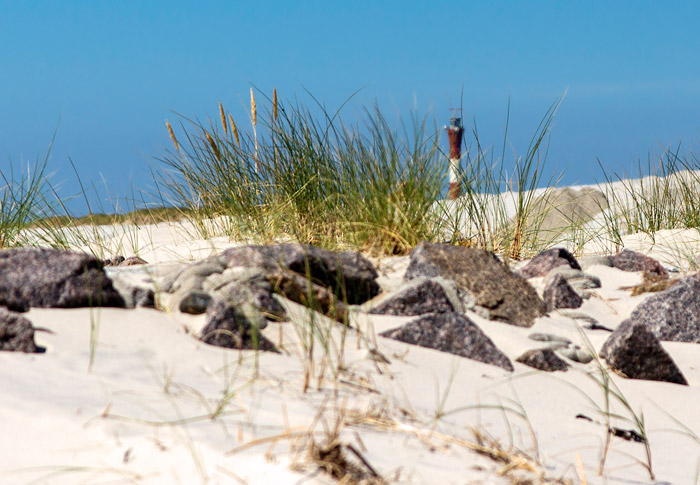 Eingesandeter Steindamm