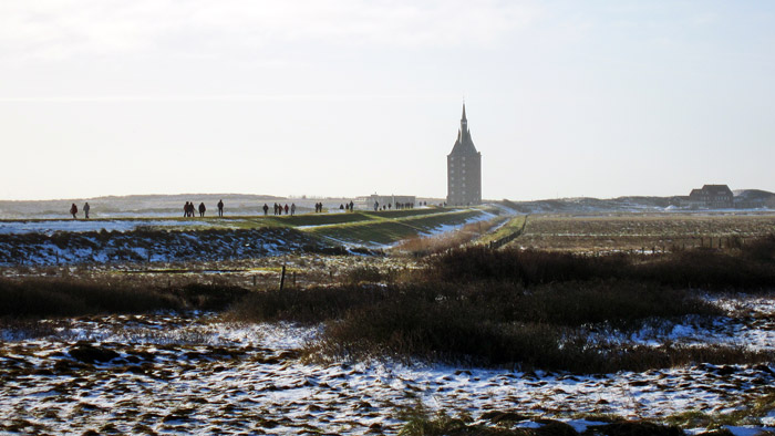 Blick auf Westgrodendeich und Westinnengroden