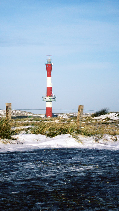 Blick auf den Neuen Leuchtturm