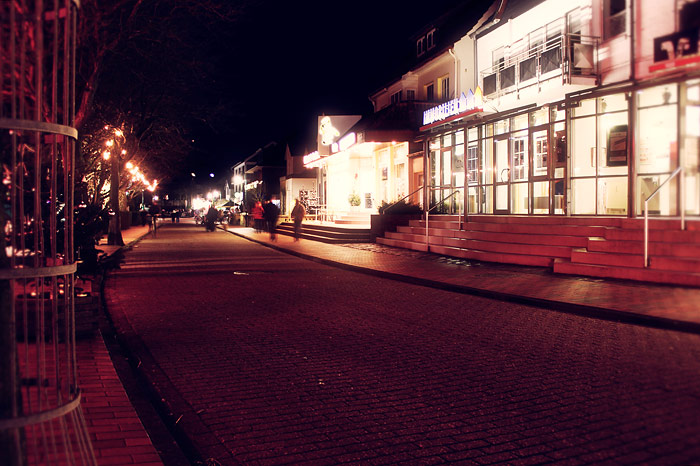 Zedeliusstra&szlig;e am Abend