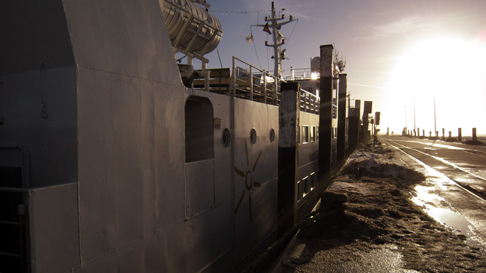 MS Wangerooge am Westanleger