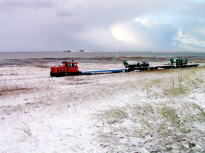 Vorbeifahrender G&uuml;terzug
