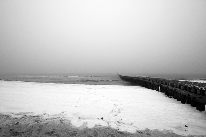 Nebel und Eis an der Buhne M