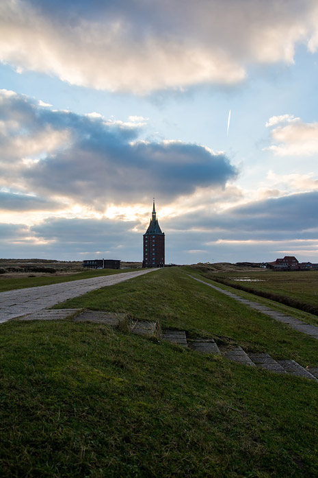 Treppe auf dem Westgrodendeich