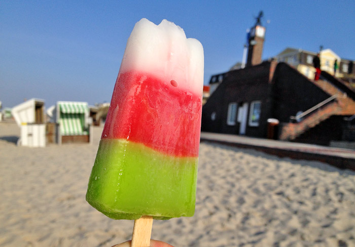 Kurze Wassereispause