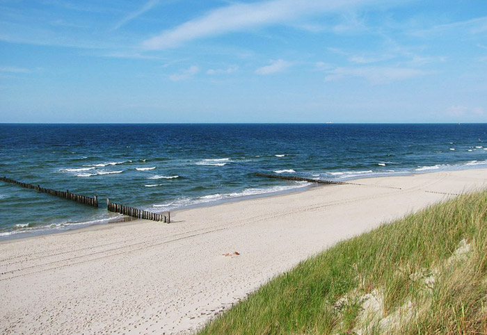Strand von der Aussichtsd&uuml;ne aus gesehen