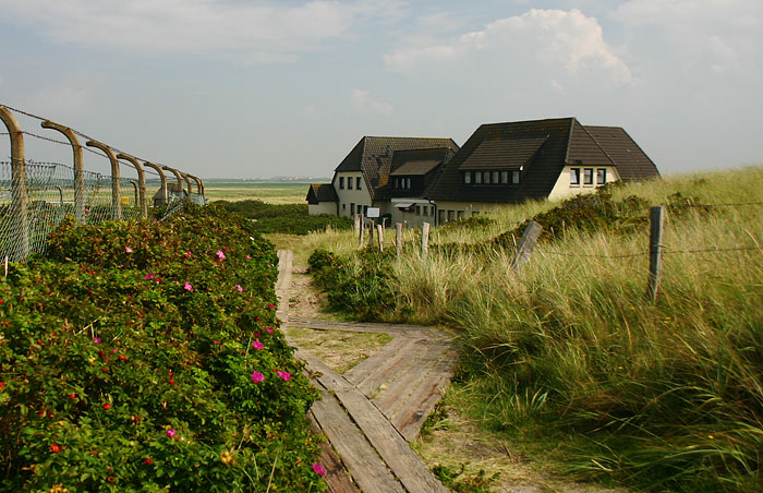 Haus Vogelsberg vom Deckwerk aus gesehen