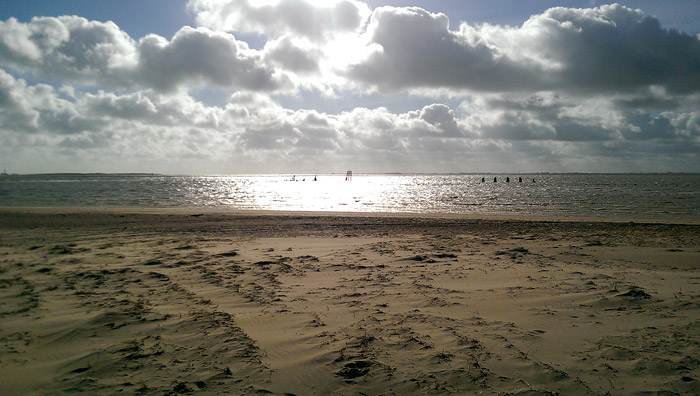 Ostende bei Hochwasser