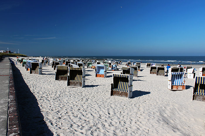 Strandk&ouml;rbe im Westfeld