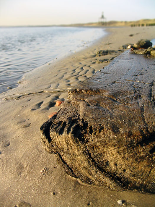 Bahnschwelle im Osten