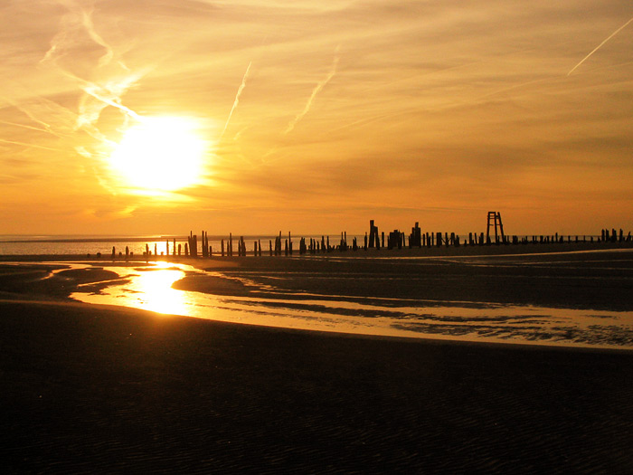 Sonnenuntergang am Ostanleger