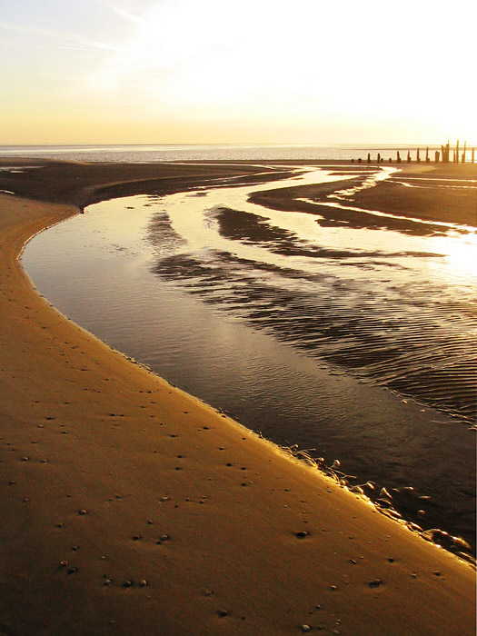 Wasserlauf am Oststrand