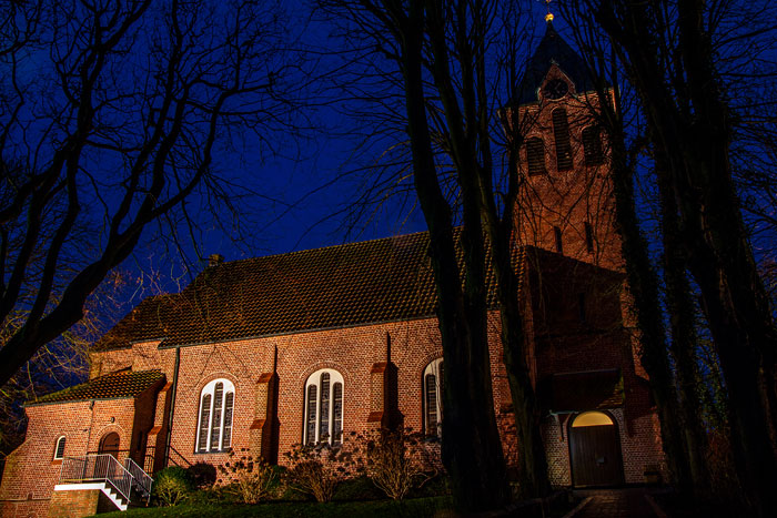 Abendliche Nikolaikirche