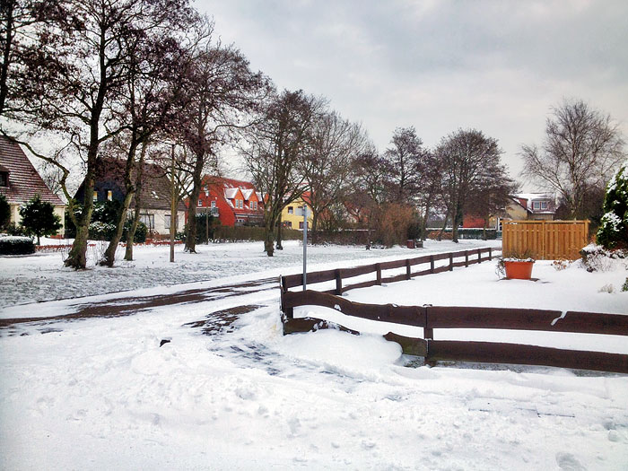 Schnee im Dorfgroden
